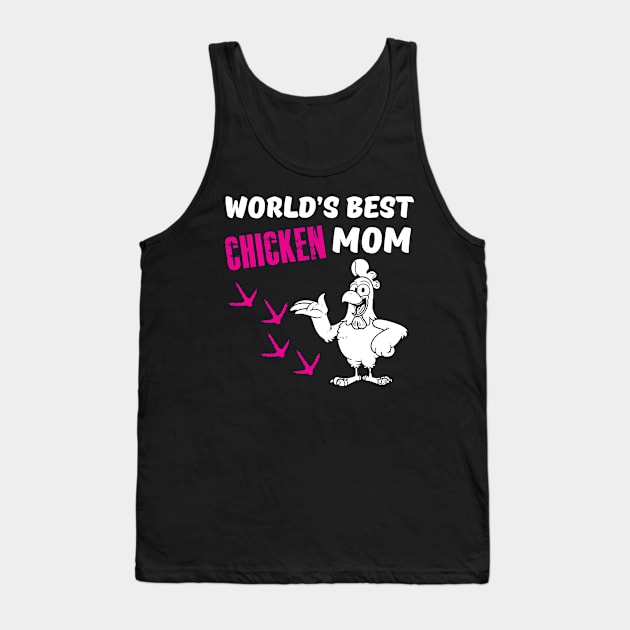 Chicken Mom Tank Top by Dojaja